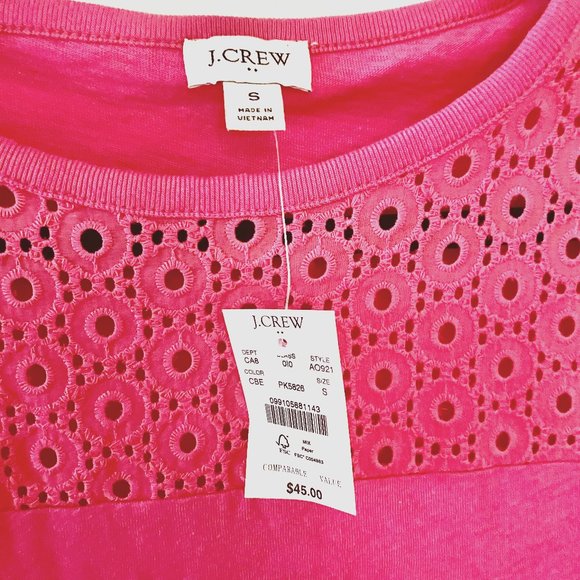 J. Crew Factory Cotton Tee - Picture 3 of 4